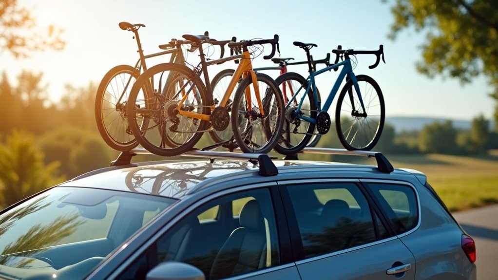 bike transport frame adapters