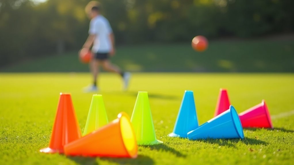 compact safety cones for practice