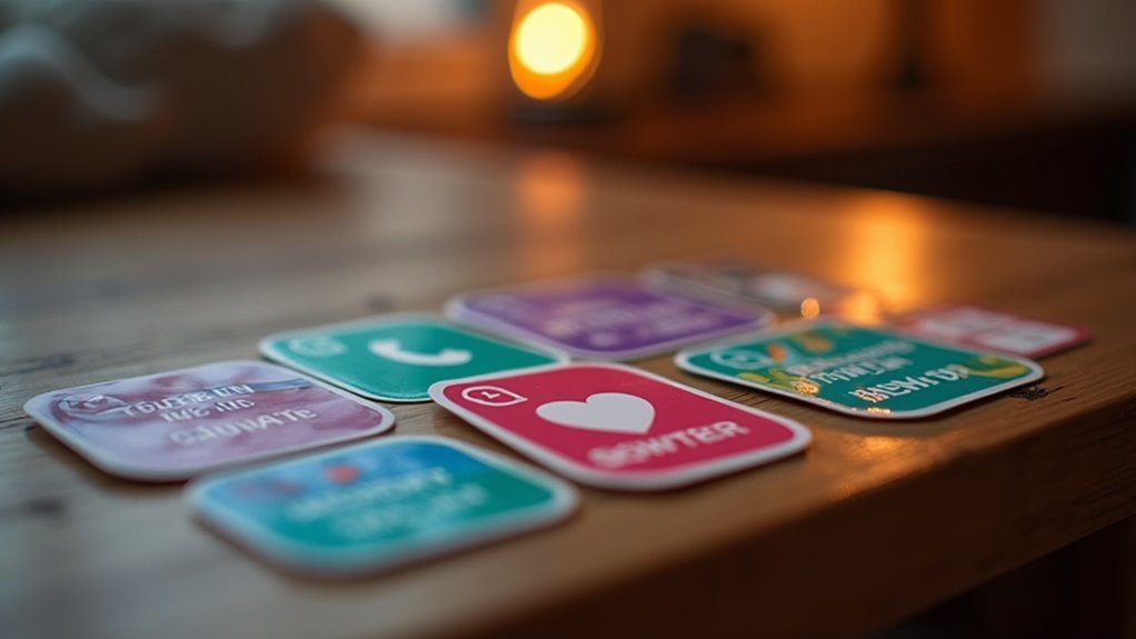 emergency contact safety stickers