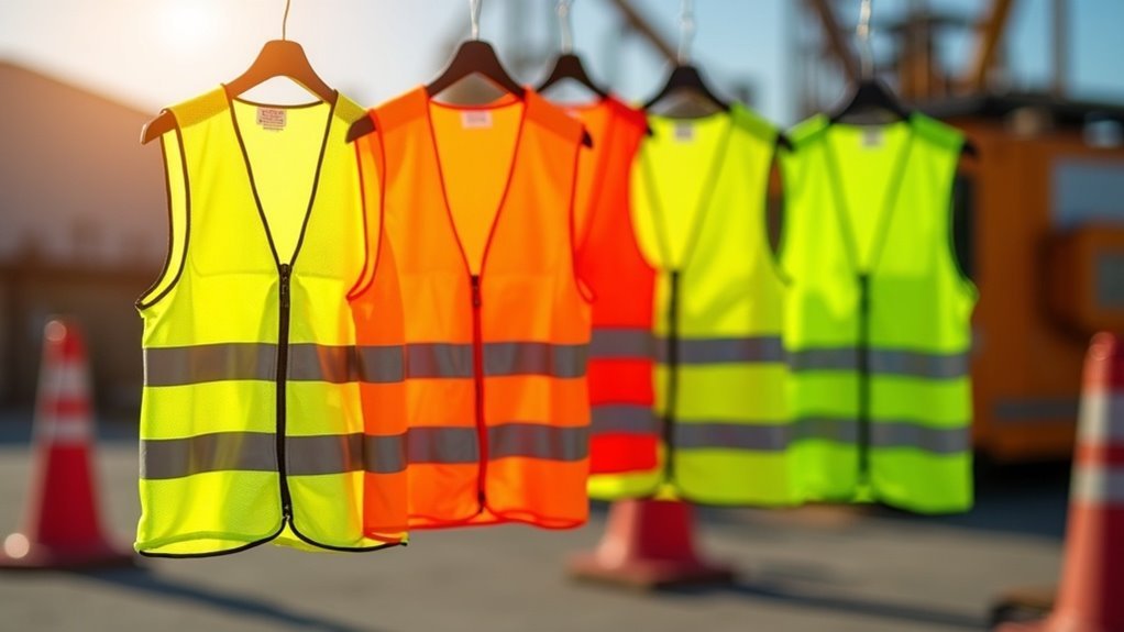high visibility safety vests