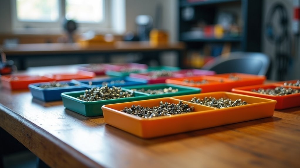 magnetic trays for organization