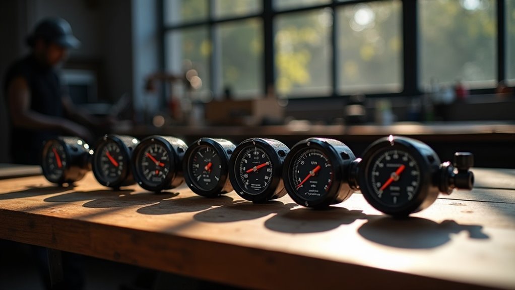 precision shock pump gauges