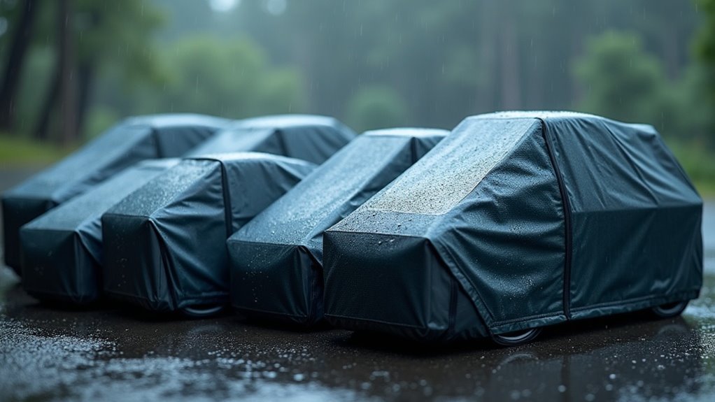 rain protection for displays