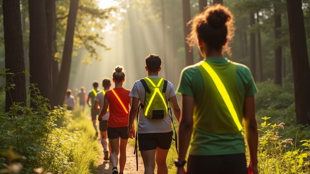 reflective safety sashes outdoor