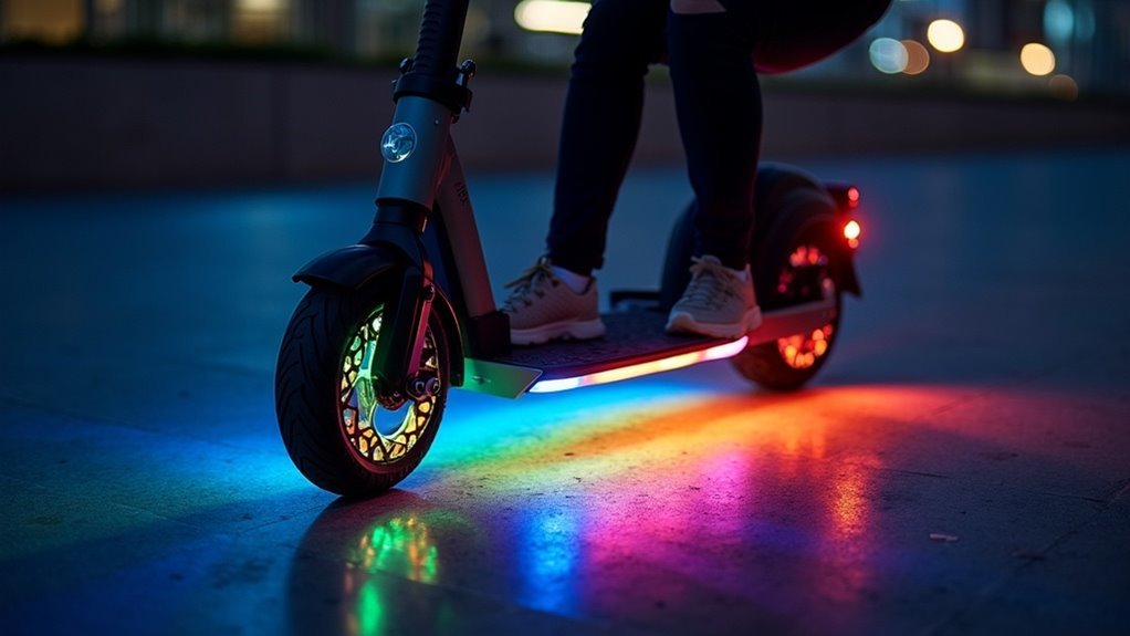 scooter deck side lights