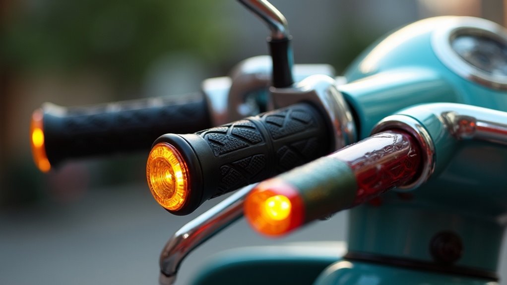 scooter grips with signals
