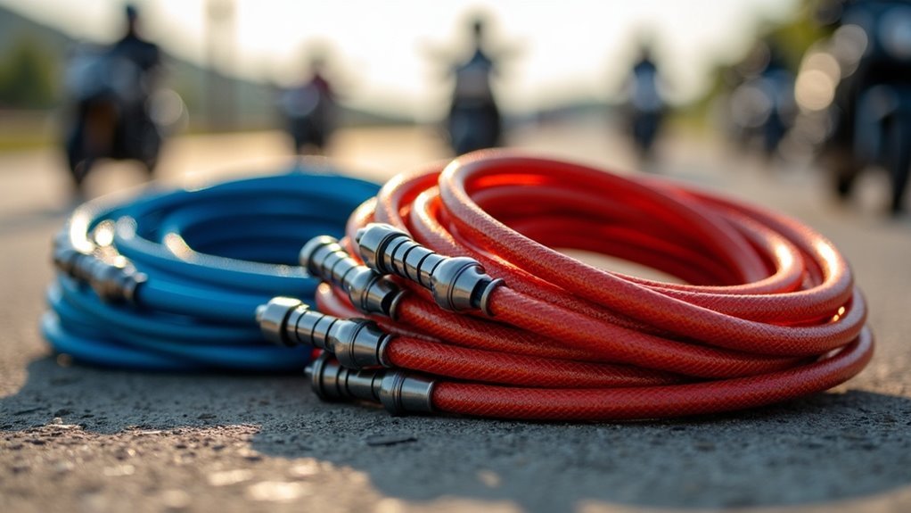 secure helmet lock cables