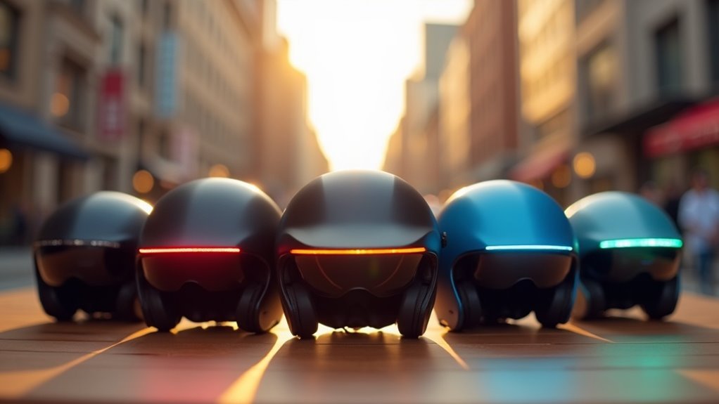 smart helmets with signals