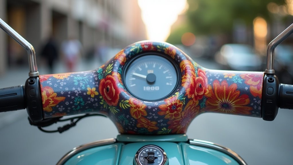 stylish scooter dashboard protection