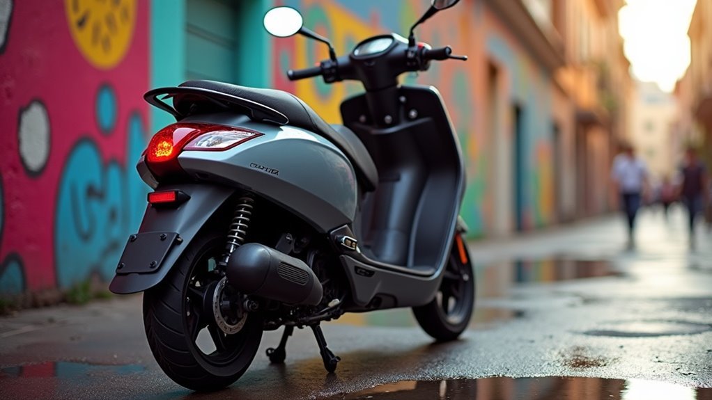 stylish scooter rear mud flaps