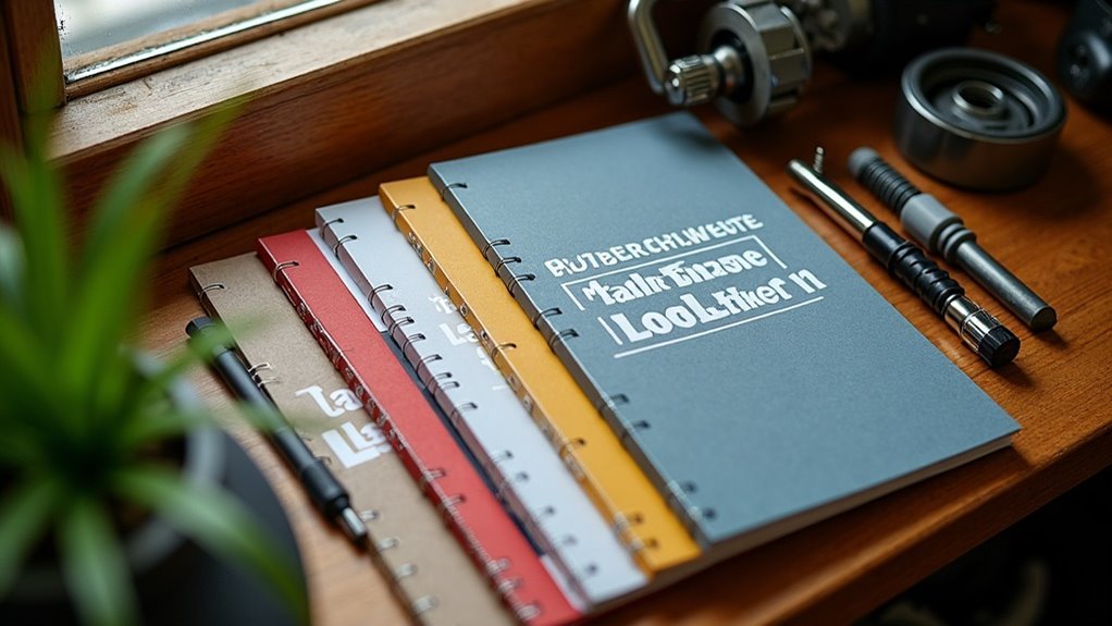 top maintenance log books