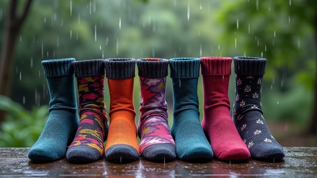 waterproof socks for dryness