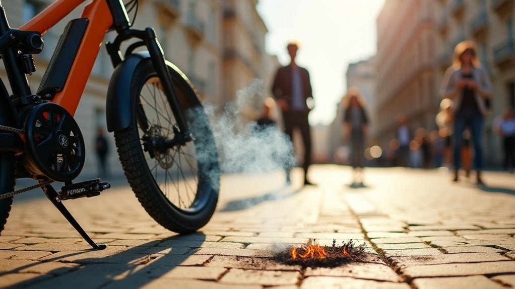 e bike battery fire prevention